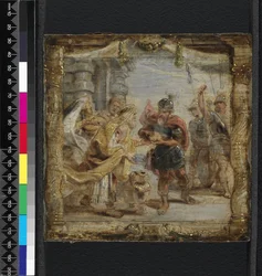 Mötet mellan Abraham och Melkisedek, c.1625-26